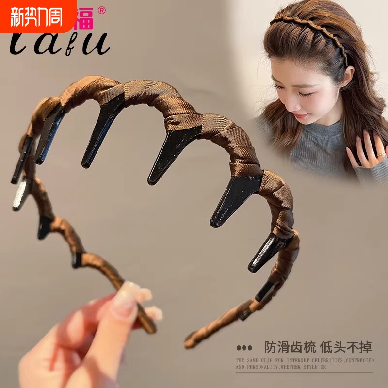 夏天发箍女款2026新款防滑高颅顶洗脸专用头箍气质发带压发卡头饰
