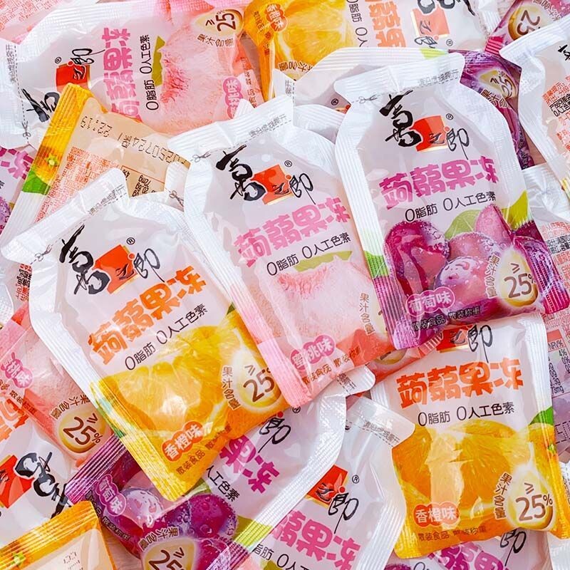 喜之郎蒟蒻果汁果冻吸魔芋儿童解馋零食小吃休闲食品批发