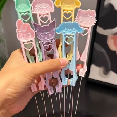 泡芙卷拼豆笔2.6mm神器豆针笔长镊子夹子工具猫抓铲豆铲双针单针