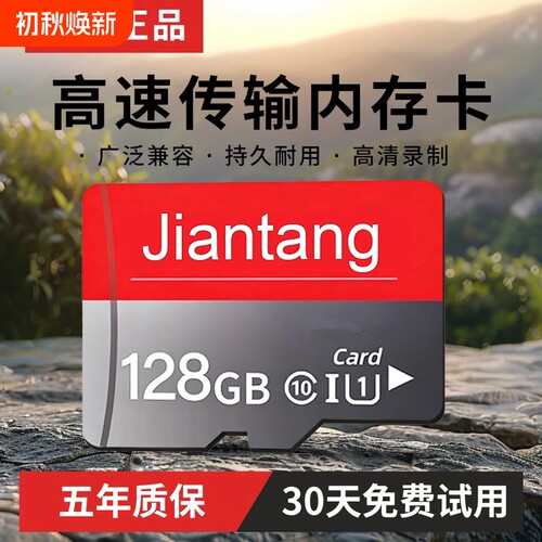 家用监控专用内存卡128g高速tf卡储存32g摄像头sd通用存储卡64g