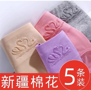 7条女士内裤纯棉收腹女高腰透气全棉档提臀大码三角短裤优质抗菌
