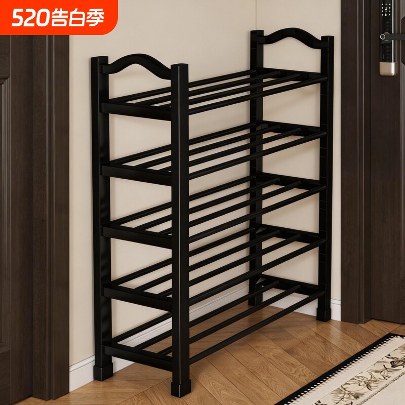 鞋架子家用门口多层简易塑料鞋架宿舍小窄鞋子收纳架入户门后鞋柜
