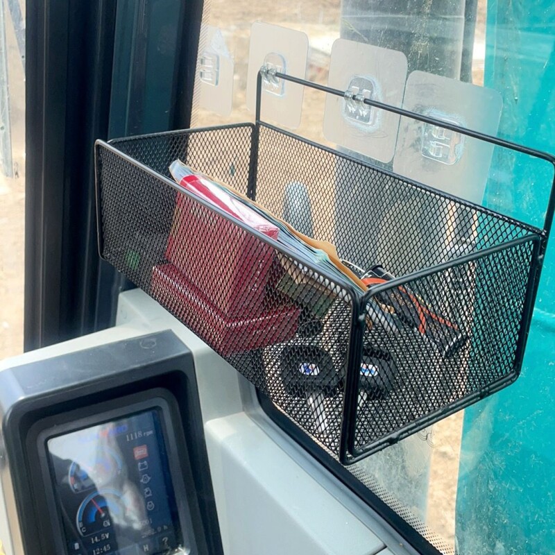 挖掘机收纳盒铲车储物盒塔吊拖拉机驾驶室工具盒货车挖机置物架盒