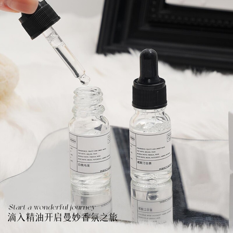 10瓶香薰精油扩香石香氛车载香料熏香蜡烛香薰摆件精油小苍兰