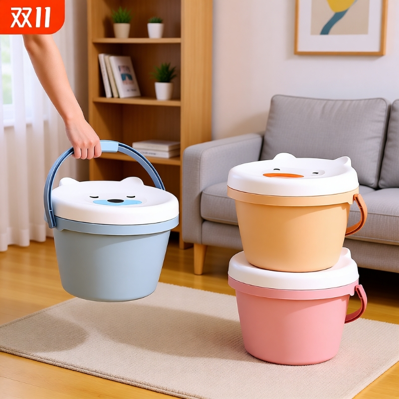 储物收纳凳户外桶加厚塑料收纳儿童家用小板凳换鞋矮凳子可坐移动