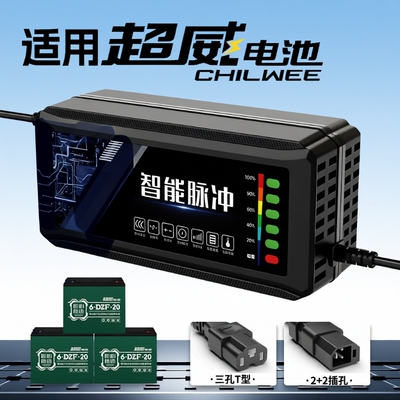 适配【超威电池】电动车充电器