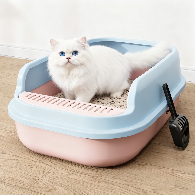 猫砂盆超大号防外溅猫厕所特大防臭半封闭式猫屎盆巨大幼猫咪用品