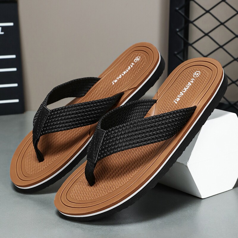 海峡虎人字拖男夏季凉拖鞋外穿防滑时尚凉鞋拖鞋男款耐磨沙滩鞋