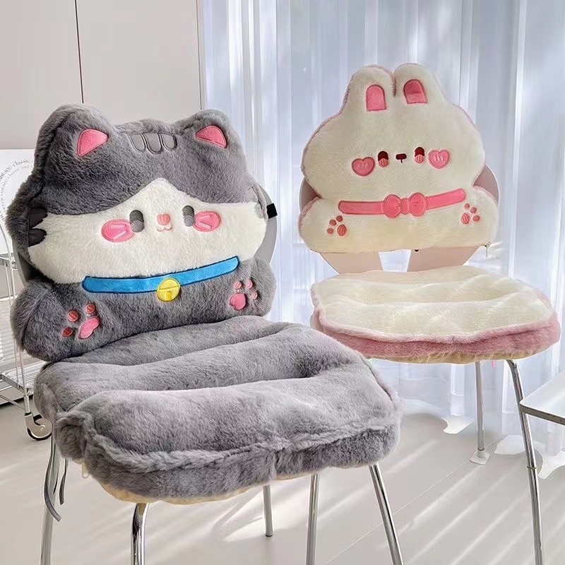 坐垫屁垫办公室久坐靠背一体学生教室宿舍连体座垫椅子垫冬季椅垫,居家布艺,椅垫,淘宝优惠券,粉丝福利购,淘宝优惠卷