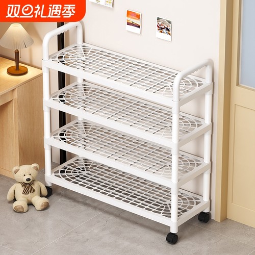 鞋架鞋柜多层家用门口简易可移动多功能置物架宿舍桌下鞋子收纳架