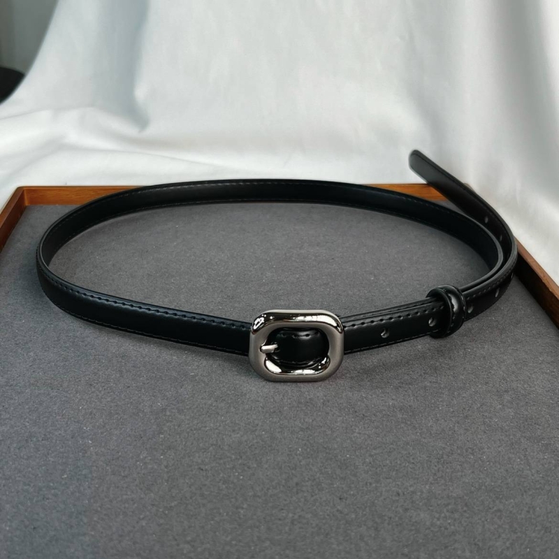 爱马男仕新款简约百搭细皮带收腰搭配毛衣裙女二层牛皮腰带高级感