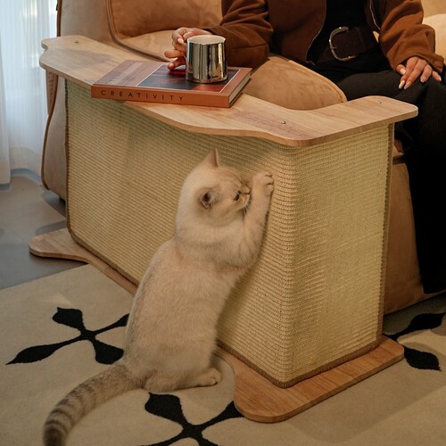 实木剑麻垫保护沙发不掉屑猫抓板