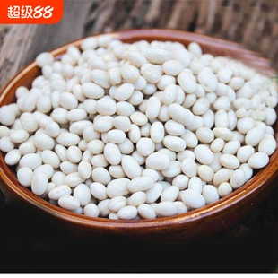 云南特产小白豆菜豆甘豆饭豇豆米豆炖肉煲汤粉糯可打豆浆芸豆