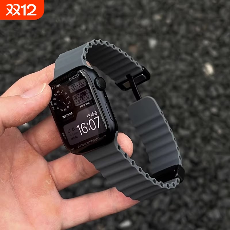 适用iwatch10/9/8磁吸苹果手表带