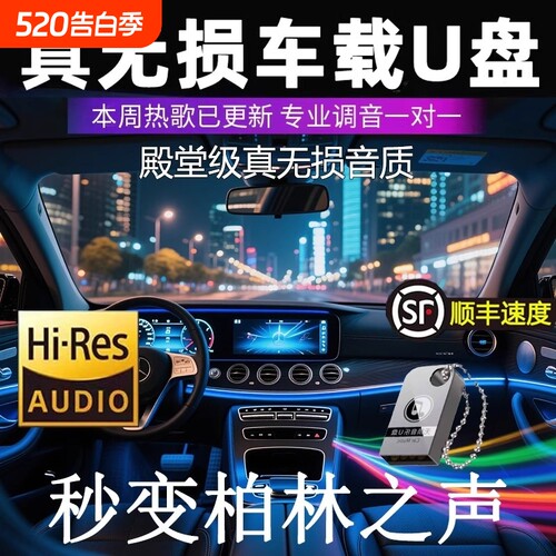 2025新款车载u盘歌曲柏林之声无损音源高音质汽车抖音歌适用于USB