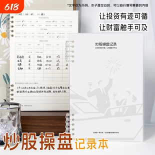 A5便携股票交易记录本股市投资日记本炒股复盘笔记本股市基金操盘