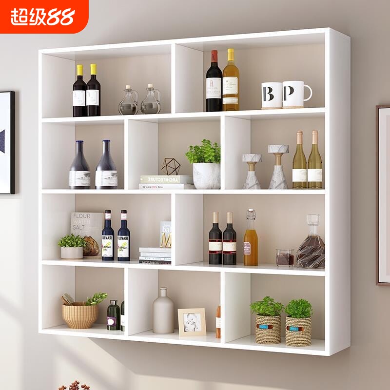 壁挂式酒架客厅家用酒柜厨房餐厅墙体置物架墙上展示架多层储物架图片