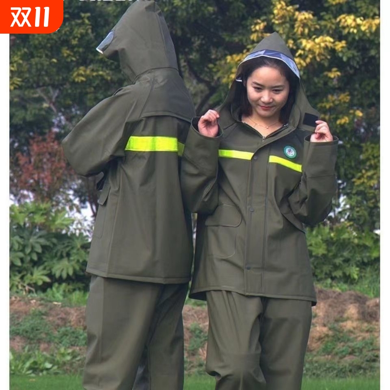 男女高档防暴雨雨衣雨裤套装全身加厚正品成人分体雨衣裤防水新款