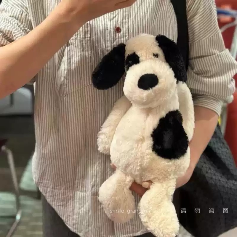 害羞海盗狗公仔毛绒玩具可爱斑点小狗玩偶儿童安抚娃娃软女生礼物