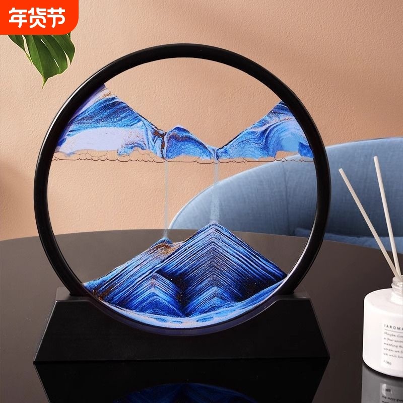 3d立体流沙画解压沙漏摆件工艺品客厅摆件高档次装饰品桌面摆件,饰品/流行首饰/时尚饰品新,摆件,淘宝优惠券,粉丝福利购,淘宝优惠卷