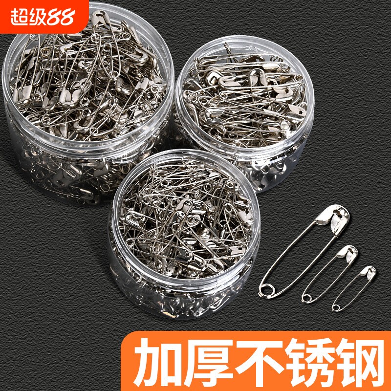 老式安全别针固定衣服扣针小号大号超大回形针曲别针扣别针安全别针服装吊牌固定扣针大号别针收腰别针图片