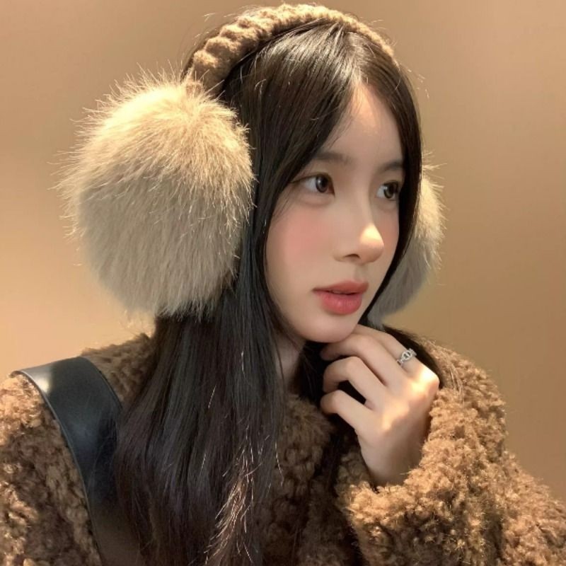 可爱兔毛耳罩女款冬季可折叠保暖毛绒绒耳捂子东北防冻护耳套耳包,服饰配件/皮带/帽子/围巾,耳套,淘宝优惠券,粉丝福利购,淘宝优惠卷