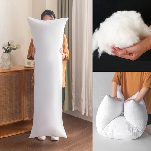 高周等身抱枕枕芯160cm 3D高弹棉超长枕头床头枕羽绒棉长枕芯加长