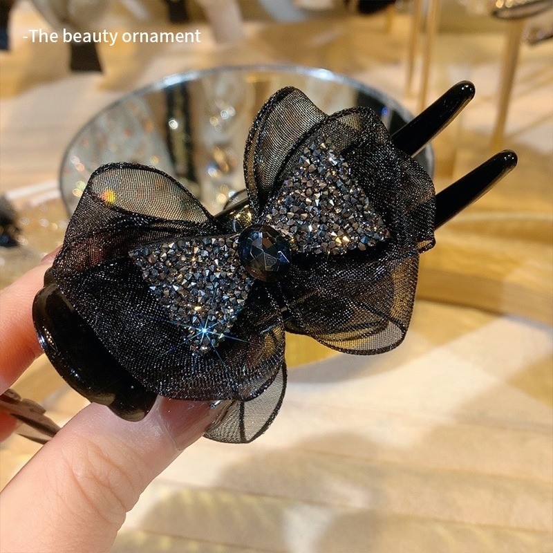 丸子头抓夹蝴蝶结头饰发夹女后脑勺盘发神器马尾丸子头高级感发卡,饰品/流行首饰/时尚饰品新,发饰,淘宝优惠券,粉丝福利购,淘宝优惠卷