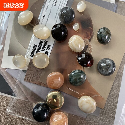 复古猫眼石金属纽扣旗袍衬衫纽扣