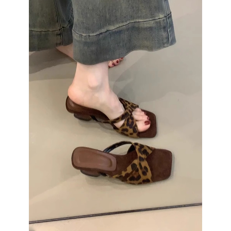 羊皮一字带凉拖鞋女|217人收藏