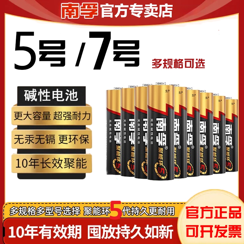 南孚电池聚能环5代持久电力