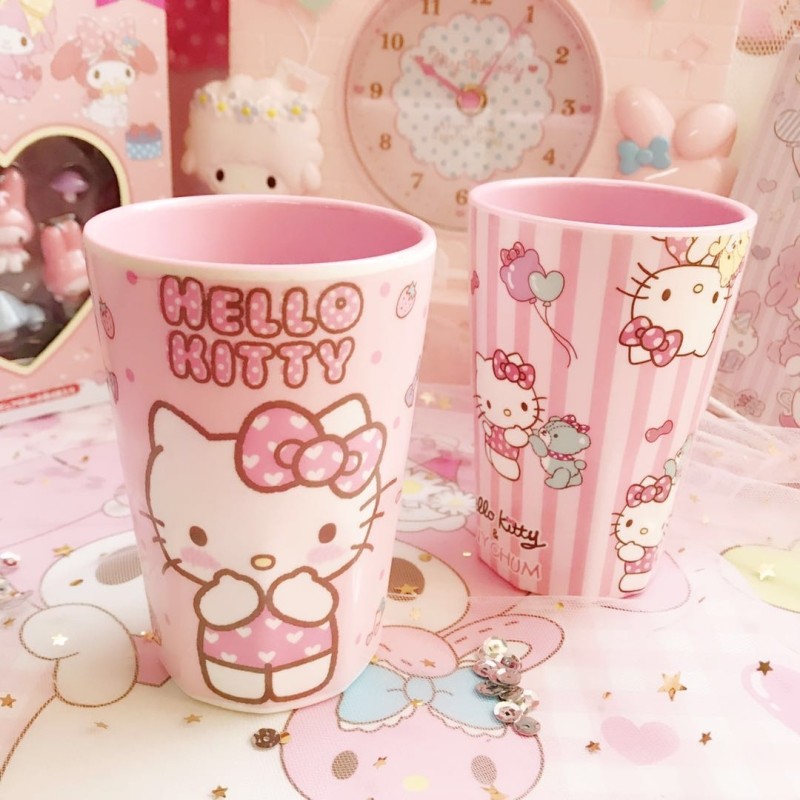 可爱卡通hellokitty漱口杯牙刷杯水杯牛奶杯密胺杯 刷牙杯 闺蜜杯,家庭/个人清洁工具,洗漱杯,淘宝优惠券,粉丝福利购,淘宝优惠卷