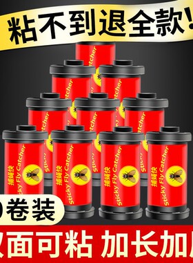 挂式长条家用粘蝇纸粘蝇彩带条