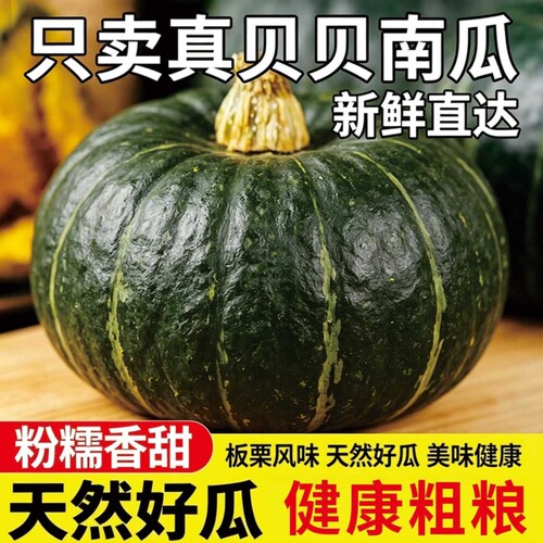 正宗贝贝南瓜小南瓜宝宝辅食粉糯正宗新鲜板栗味整箱批发正宗香甜