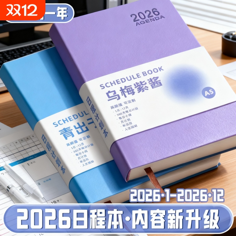 2026年新款日程本一日一页计划表