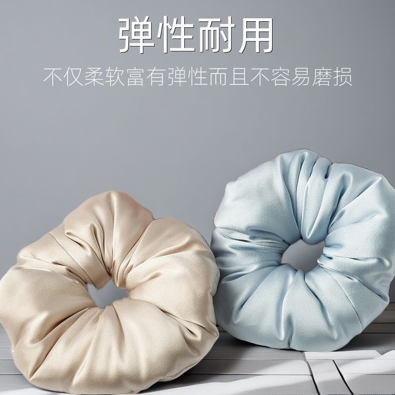 枕头睡眠发圈章小姐同款纯色大肠发绳法式复古大号肥肠圈女丸子头