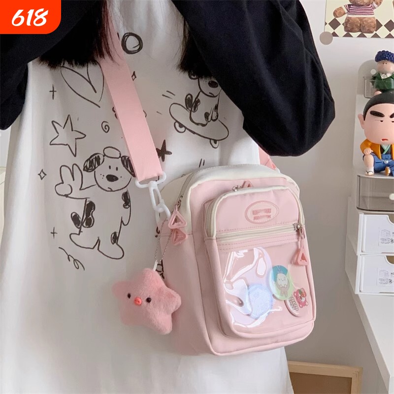 百搭夏季出游包女孩外出小学生单肩包中大童轻便小背包斜挎包儿童