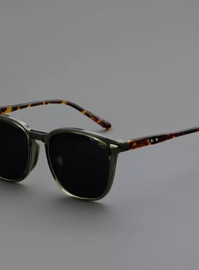 复古暗绿色墨镜男女开车防晒防紫外线偏光太阳眼镜可配近视镜片