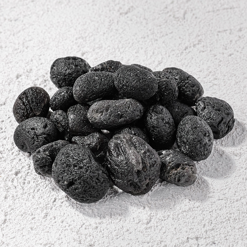 天然水晶黑陨石摆件 雷公墨黑陨石琉璃陨石 矿物教学标本矿石