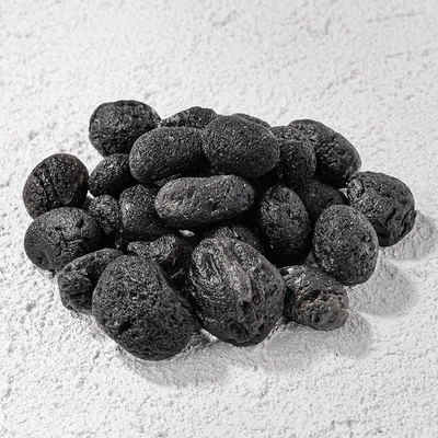 天然水晶黑陨石摆件 雷公墨黑陨石琉璃陨石 矿物教学标本矿石