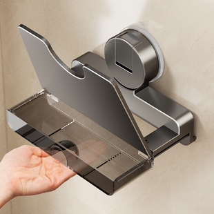 吸盘锅盖架壁挂式置物架砧板菜板放置架子收纳挂架免打孔厨房上墙