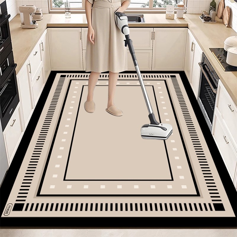 新款厨房地垫大面积满铺耐脏地毯吸水吸油可裁剪垫子家用免洗地垫,居家布艺,厨房地垫,淘宝优惠券,粉丝福利购,淘宝优惠卷