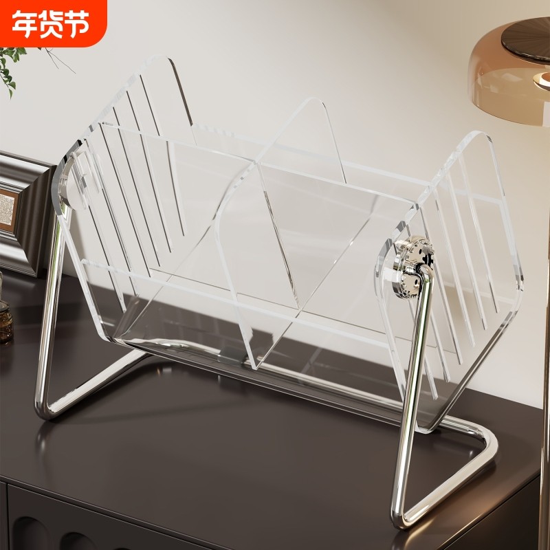 化妆品收纳架分格防尘粉扑桌面大容量整理盒美妆蛋多层透明置物架,收纳整理,桌面收纳盒,淘宝优惠券,粉丝福利购,淘宝优惠卷