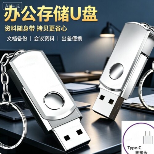 高速U盘防水耐摔即插即用存储盘
