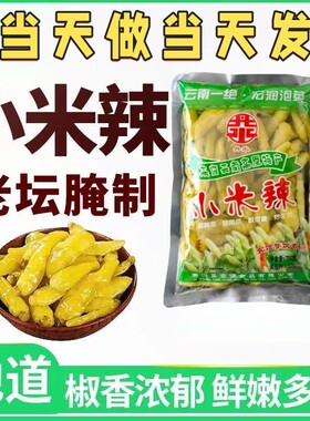 泡椒辣椒小米辣椒野山椒云南风味小米椒剁椒泡菜泡凤爪调料批发价