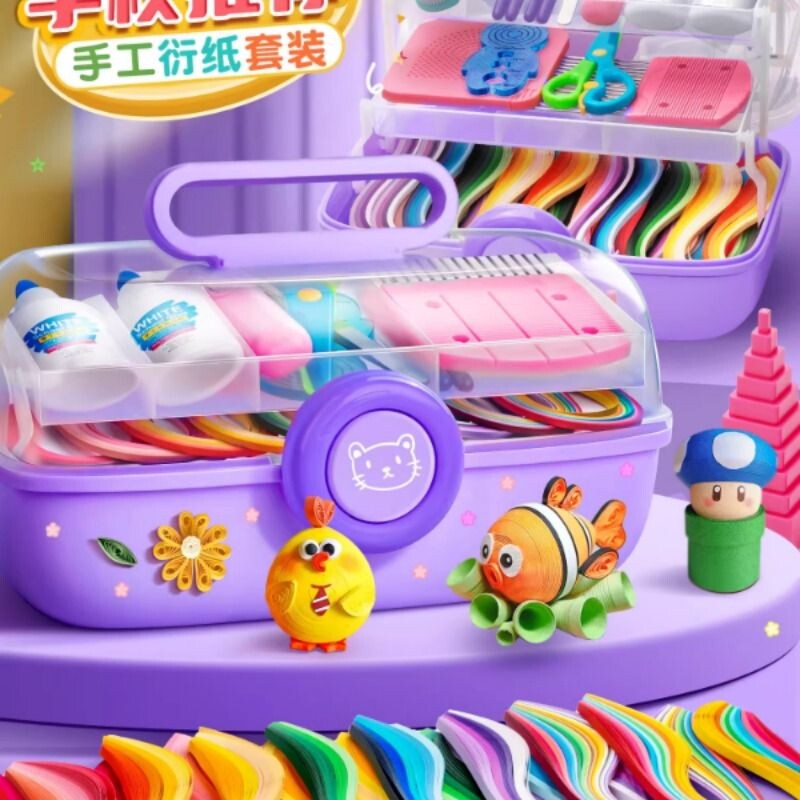 衍纸套装工具材料包学生初学者diy成人手工衍纸画线稿图衍纸条电图片