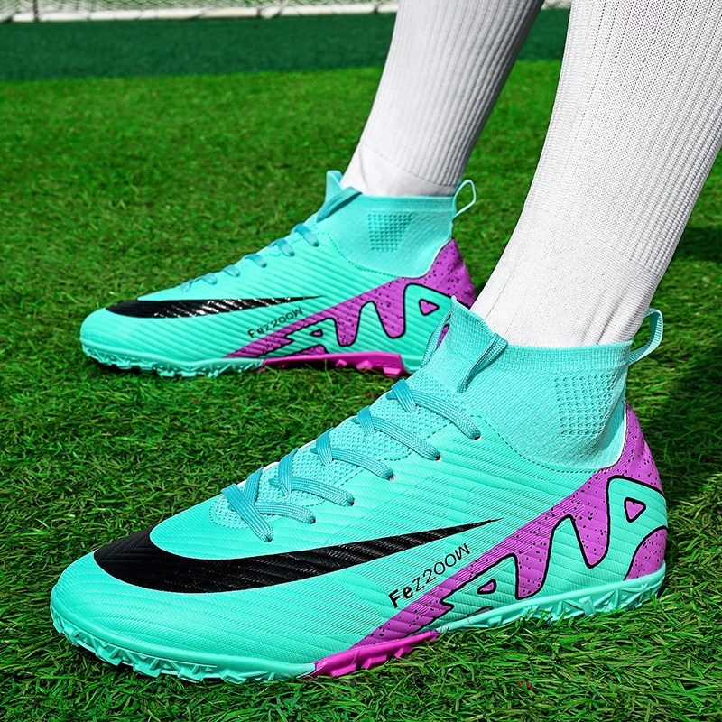 梅西C罗刺客16男女学生足球鞋儿童TF碎钉成人FG长钉专业短钉室内