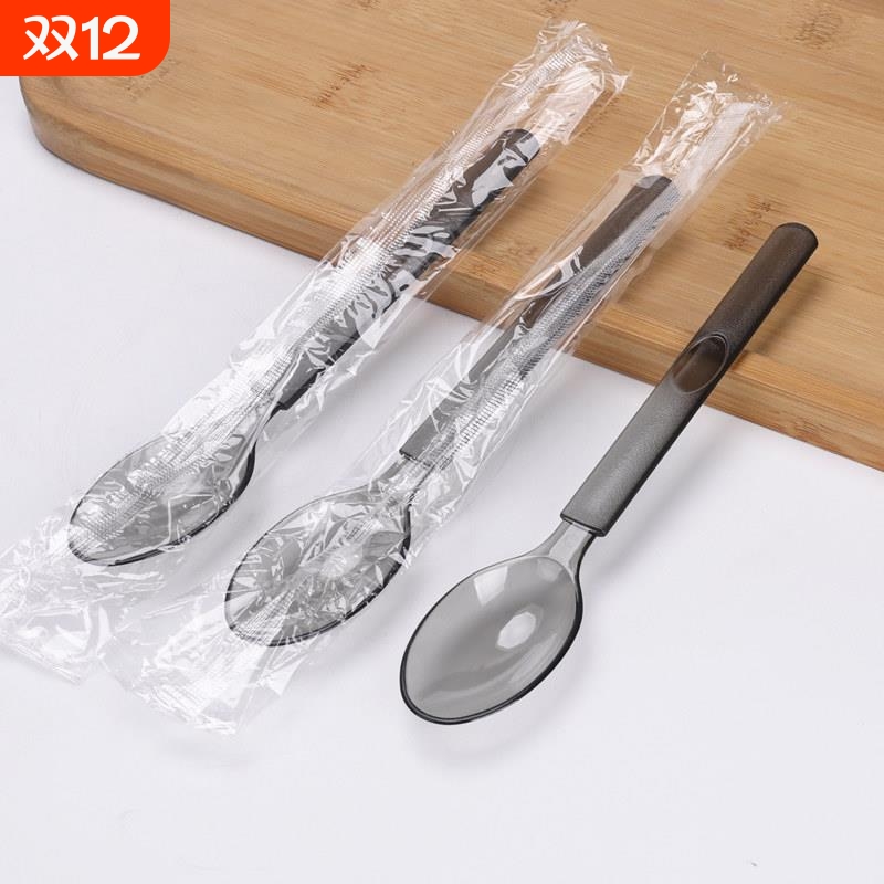 一次性勺子叉子食品餐具单独包装