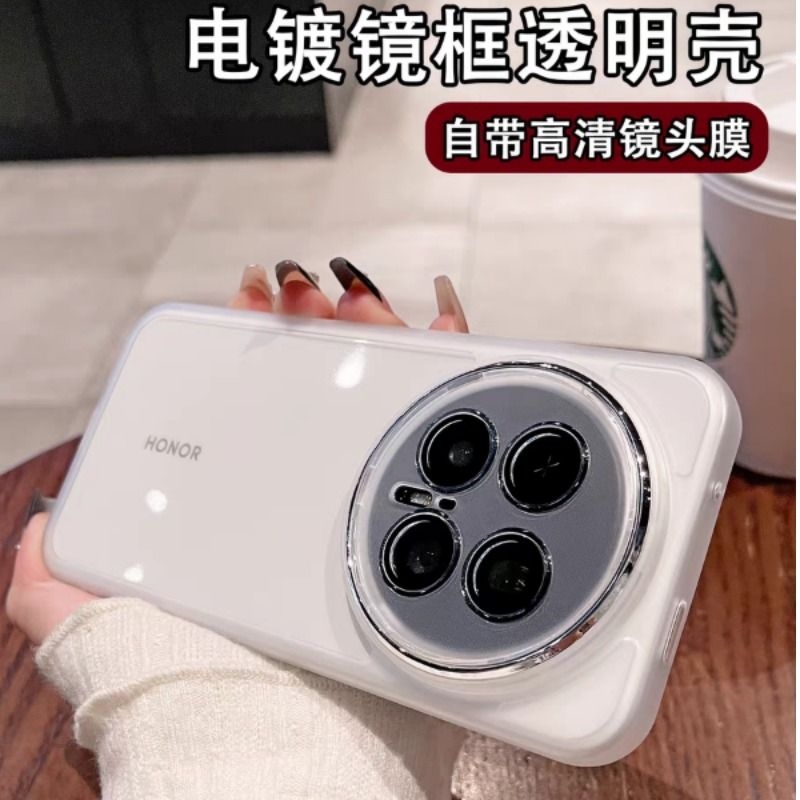镜头膜一体适用小米17手机壳红米Turbo4pro全包k70e软男note14韩风50女15sP/14pro透明暗紫K70/80至尊版K90