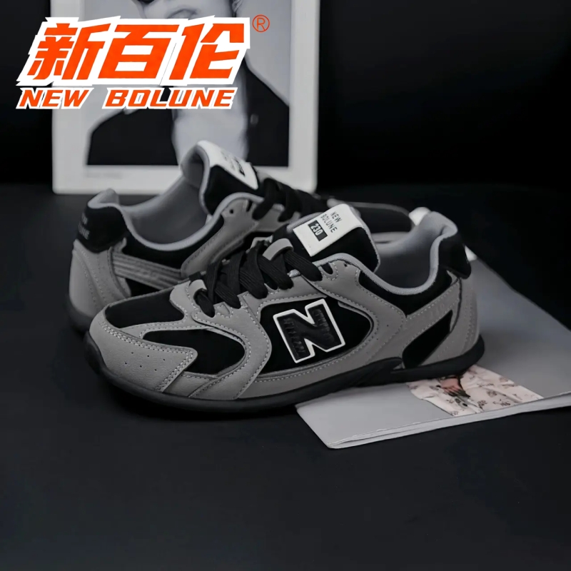 NEW BOLUNE/新百伦男鞋软底运动鞋情侣款多巴胺超轻透气休闲板鞋